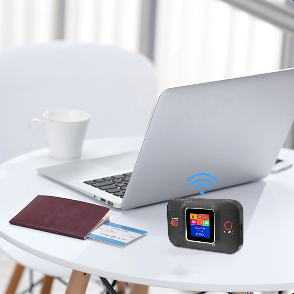OLAX MF982 4G 3000 mah WIFI Routers Hotspot Mifis with LCD Support Outdoor universal rechargeable MINI 4g pocket wifi router LCD